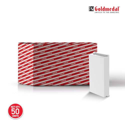 Image of Goldmedal Air 1 Module On /Off Blank Module, 1 way, White - (Pack of 50)