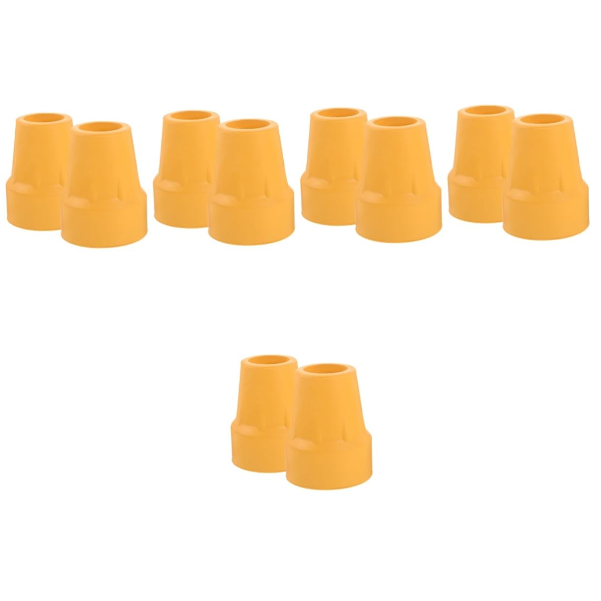 Healeved 10pièces Embouts Antidérapants Pour Cannes Accessoires De Remplacement Pour Bâtons De Marche Et Stabilité Pour Randonnée Et Trekking