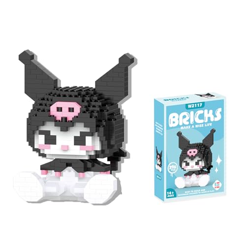 Mini Bloques de construcción, ABS Micro Building Blocks Anime Dibujos Animados