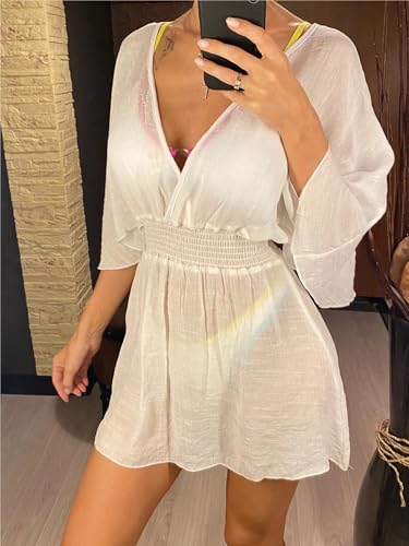 Vestido de playa sin espalda para un bronceado perfecto y cómodo en verano 6