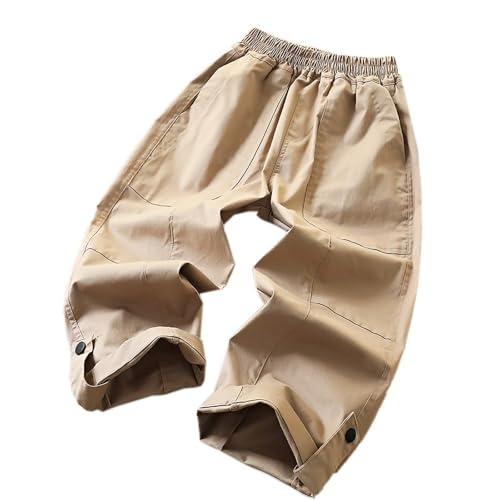 Boys Girls Sweatpants Casual Soft Cargo Pants Kids Trendy Preppy School Uniform Sports Athletic Pants Elastic Waisted