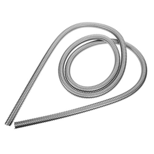 UTHCLO Protector de Cable Inoxidable Manga Flexible para Organizador de Cables Tubo Metálico Coiled para Oficina y Hogar Protección Antidesgaste Metros