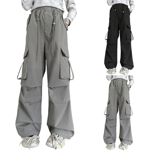 パンツ military parachute zip flared pants Y2K Hippie Parachute Pants Women Y2K Baggy Cargo Pants Oversized