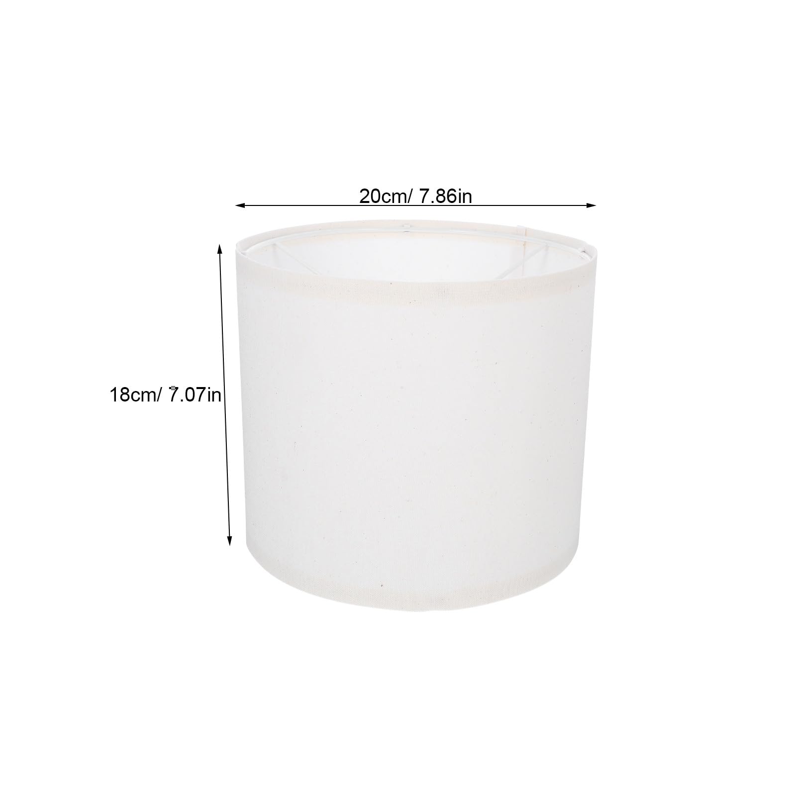 MAGICLULU Pantallas Protección Ocular Diseño Desmontable de Lámpara de Lino Beige Paquete de 2 Unidades para Lámparas de Mesa Pared para Hogar y Hotel