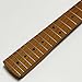 Amuic Strat Guitar Neck 22 Frets, 25.5'' Roasted Canada Maple ST Guitar Neck with Radius 9.5'' Fretboard for Stratocaste Guitar Parts Replacement (Roasted Maple)