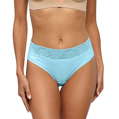 Ropa interior sin costuras para mujer – Bragas para mujer – tallas grandes – Tanga sin costuras – Con encaje – Cómodo bragas transpirable – Invisible – Color sólido