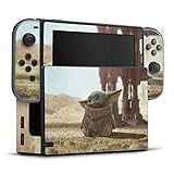 DeinDesign Skin kompatibel mit Nintendo Switch Folie Sticker Baby Yoda Star Wars Offizielles Lizenzprodukt