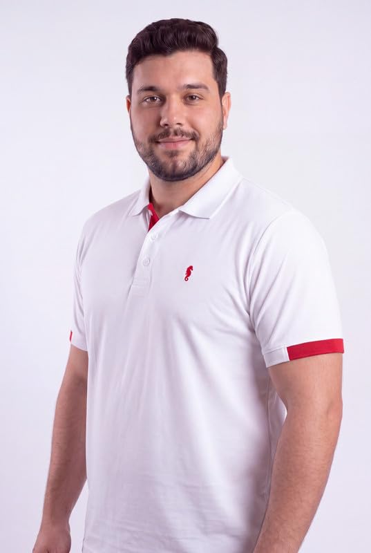 Image of EPPE Men's Plus Size Polo T-Shirt |Regular Fit, Stretchable Micropolyester Half Sleeve T-Shirt for Men|Casual & Sports Wear