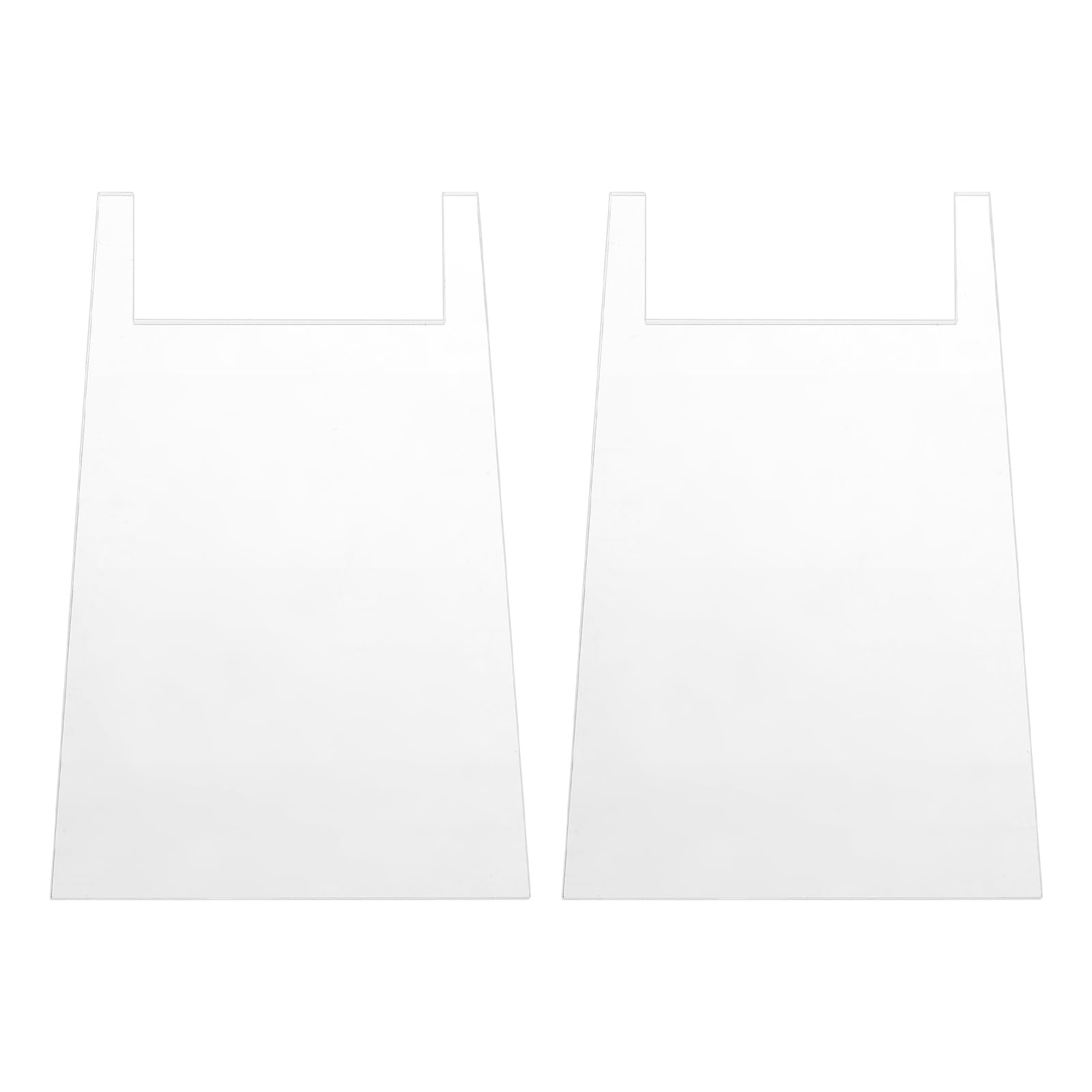 Entretoises murales acrylique transparent pour stop lit et tête de lit, 175x114mm