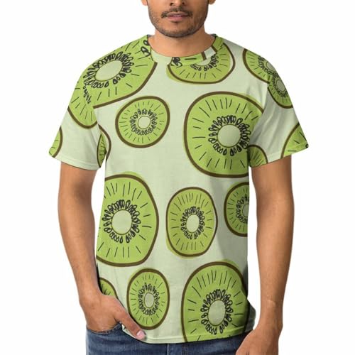 Tee shirt manches courtes Kiwi homme col rond respirant et doux