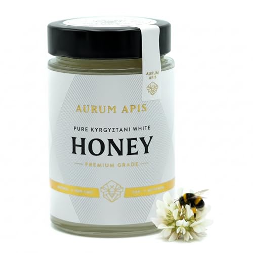 Miel blanca cruda Aurum Apis 500g pura y natural