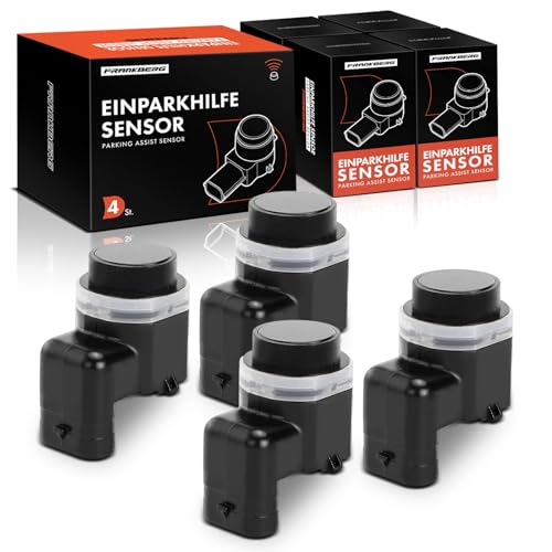 Frankberg 4x Parksensor Einparkhilfe Vorne Hinten Kompatibel mit Golf VI Variant AJ5 1.2L-2.0L 2009-2013 A3 8P1 8P7 1.2L-3.2L 2003-2013 A6 4F2 C6 2.0L-5.2L 2004-2011 Replace# 4H0919275A