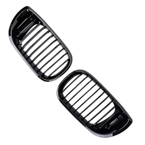 Calandre avant BMW 3 Série E46 2002-2005 4D grille capot noir brillant
