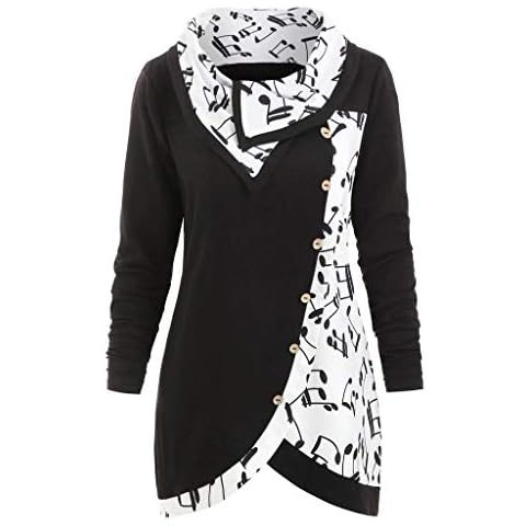 NUSGEAR Sudadera con Capucha Mujer Impresión Cuadros Cover