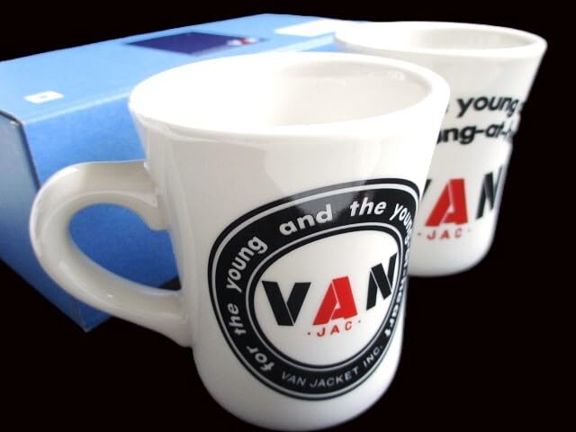 Amazon.co.jp: ヴァンヂャケット VAN JAC 定番ロゴ 丸VAN 向かい獅子
