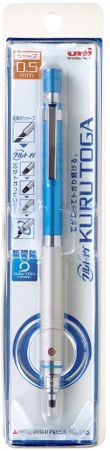 Uni Kuru Toga High Grade Auto Lead Rotation 0.5Mm Mechanical Pencil, Blue Body (M510121P.33) #TOP1