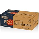 PROWRAP | Single Pack of Pre-Cut Kitchen Foil Sheets | 500 Individual Sheets |...