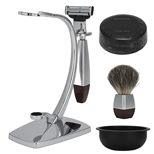 Kit de rasage complet pour homme avec savon et blaireau, le coffret cadeau idéal à offrir