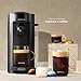 Nespresso VertuoPlus Coffee and Espresso Machine by De'Longhi with Milk Frother, Ink Black