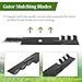 Ecreban GY20852 Mower Blades Fit for John Dee re D140 48