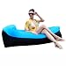 HAKE dual purpose Inflatable sofa with Portable Carry Bag for Outdoor and Indoor use (U-shape pillow+Chair) (Blue Lounger)