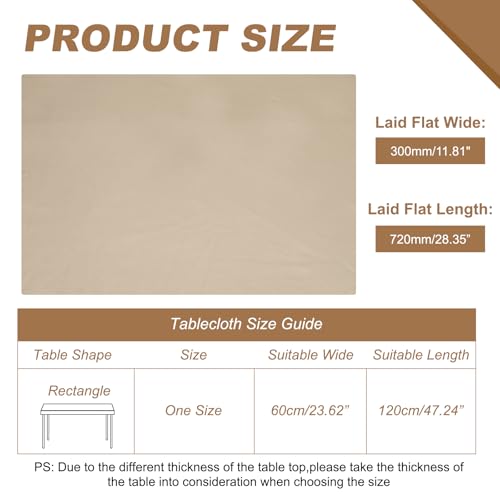 Nappe rectangulaire polyuréthane extensible 61x119 cm imperméable et lavable