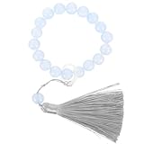 ORFOFE Pulsera de Cuentas de Rosario Hilo Resistente y Cuentas de Vidrio para Decoración y Uso en Actividades Religiosas