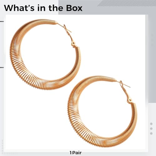 Boucles d'oreilles plaquées or 18K lot de 2 cercles géométriques