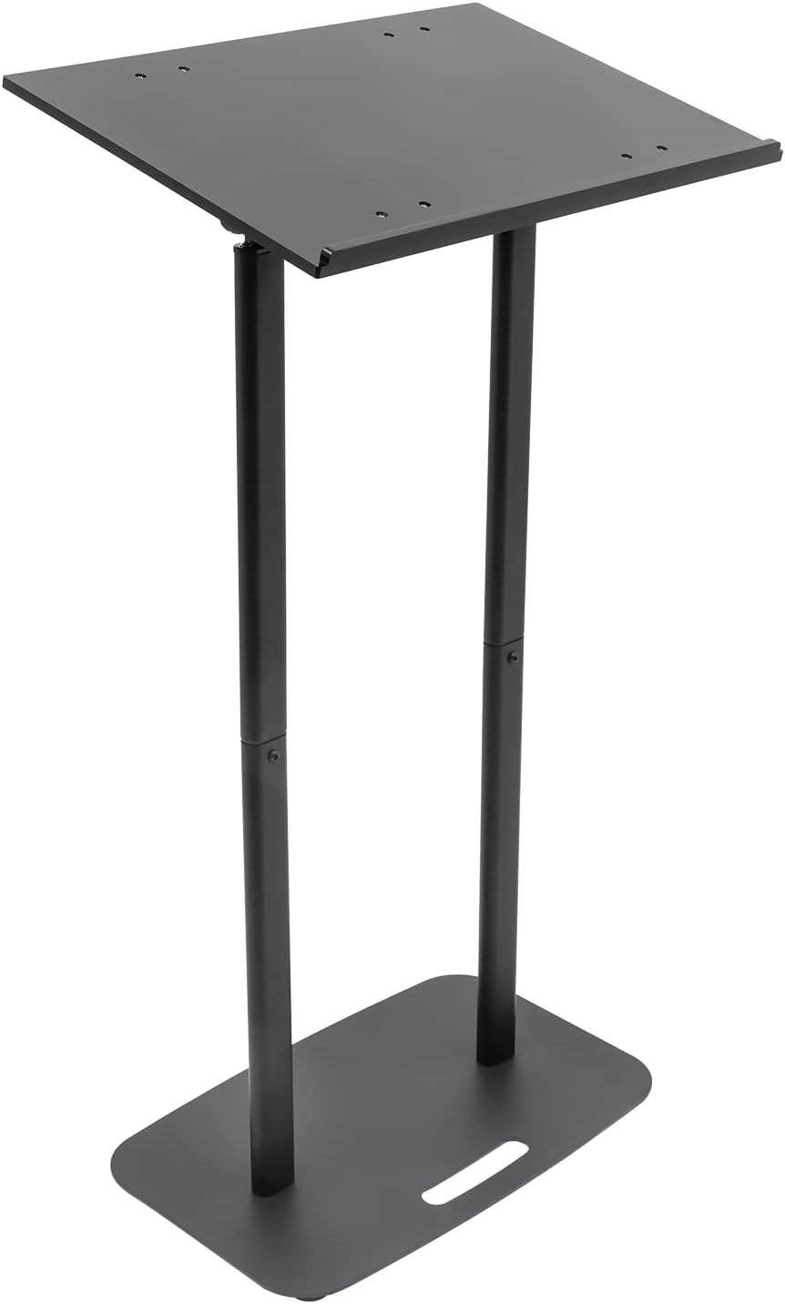 LOYALHEARTDY Acrylic Podium Stand, Floor Standing Speaking