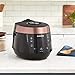 CUCKOO CRP-P0609S 6-Cup (Uncooked) / 12-Cup (Cooked) High Pressure Rice Cooker & Warmer with Nonstick Inner Pot, 12 Menu Options, Fuzzy Logic Tech, 3 Voice Guide, Auto Clean (Black/Copper)