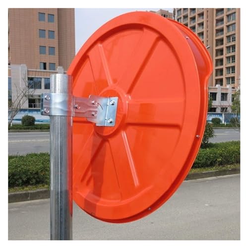 Miroir de circulation routière convexe 100cm de sécurité avec support - 7