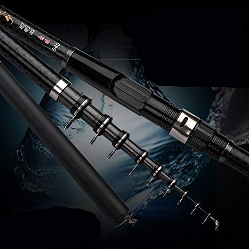 XIANGE100-SHOP Angelrute Combo Carbon-Rock-Angelrute Carp Rod Teleskop Sea Angelrute Teleskop-Spinnrute Ultrahart… – Bild 6