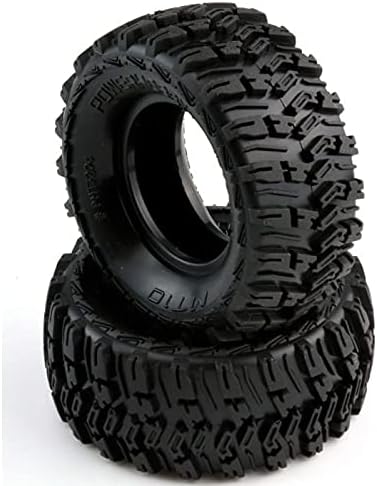 Powerhobby 24 1.0 Micro Rock Crawler Tires (4) 124 Axial SCX24 Carisma MSA-1E Associated Enduro24 RCW4D Rascal (MT10)