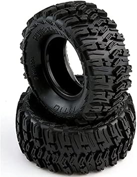Powerhobby 24 1.0 Micro Rock Crawler Tires (4) 124 Axial SCX24 Carisma MSA-1E Associated Enduro24 RCW4D Rascal (MT10)