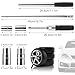 STARVAST 25'' Extended Lug Wrench, Universal Telescopic 4 Way Lug Wrench for Car, Lug Nut Tire Removal Tool with Standard Sockets (17mm, 19mm, 21mm & 23mm), Portable Tire Iron Wrench