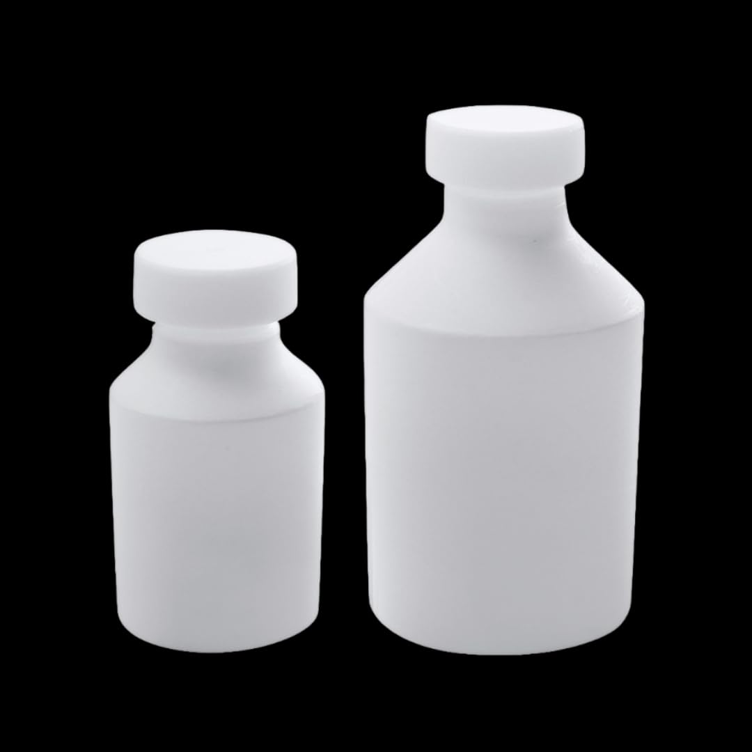 Butelki PTFE do przechowywania odczynników – butelki laboratoryjne odporne na działanie kwasów i zasad z szyjką o dużej/małej średnicy, 1 szt.(Large Diameter 250ML)