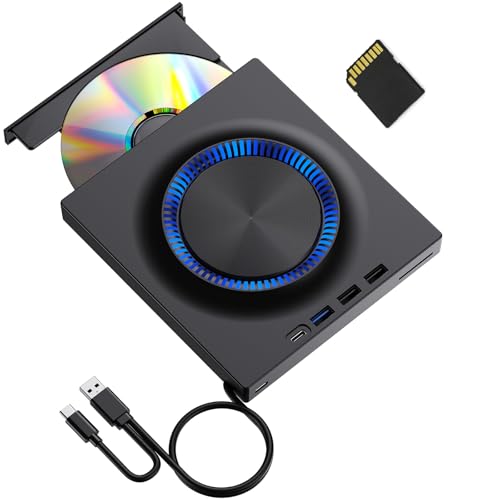 Lecteur externe multifonction graveur DVDRW USB 3.0 Type C PC portable