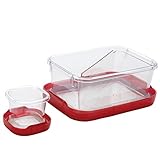 OXO Good Grips 3-4/5-Cup Lock Top Lunch Set, Red