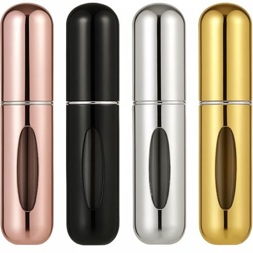 MoniDecor Atomizador Perfume Recargable 4 Piezas, Bote Colonia...