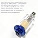 3-Pack Mini In-Line Air Filter - Water & Oil Separator with Easy-Push Drain Valve, 1/4