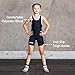 Elite Sports Kids Wrestling Youth Singlet, Standard Boys Wrestling Singlets (Black, Medium)