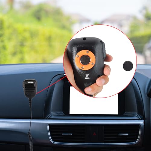 UAYESOK Magnet Mobile Radio Mic Belt Clip & Holder, Portable CB Mic Hang Up Clip Mount for Yaesu MH-67A8J, HYT SM16A1, Motorola Kenwood QYT KT-8900 Car Mic - Thumbnail 7