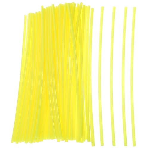 SUPVOX Motorcycle Bike Spoke Covers 75 Pack of Yellow Spoke for Spoke Wraps Spoke Protector No Assembly Required