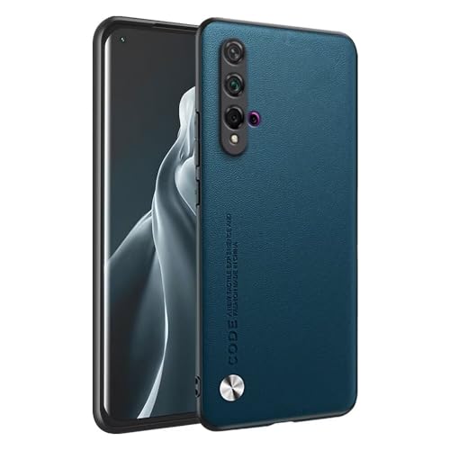 HONLEN Funda para Huawei Nova 5T / Honor 20 (6.26' Inches) Carcasa de Negocios Respaldo de Cuero Zafiro