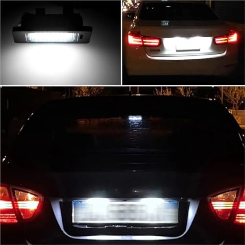 Luces de matrícula 2 unidades compatibles con BMW Serie 5 E39 E60 M5 3