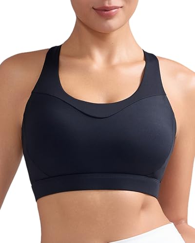 RUNNING GIRL Sports Bras for Women, Racerback Molded Cup Sports Bra with Sewn in Pads for Workout Pilate and Casual2
