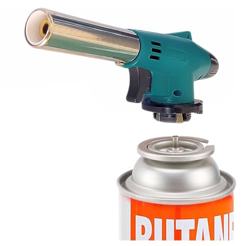 Maryse Cannello a Gas, Cannello da Cucina, Bruciatori da Cucina, Torcia Cucina con Fiamma Regolabile per Barbecue, Dolci, Cucina, Campeggio, Saldatura (Butano Non Incluso)