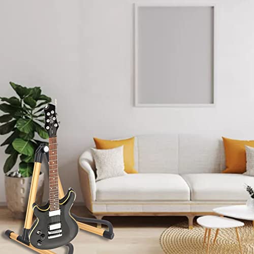 Support de Guitare Pliable Support D’instrument Pliant en Métal Réglable pour Instruments à Cordes(Or) - Les Beatles, Paul McCartney, John Lennon, RIngo Starr, George Harrison Support de Guitare Pliable Support D'instrument Pliant en Métal Réglable pour Instruments à Cordes(Or) – Image 5