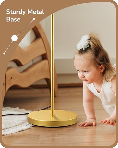 Image of EDISHINE 64.7 inch Gold Modern Floor Lamps for Living Room, Arc Standing Lamp