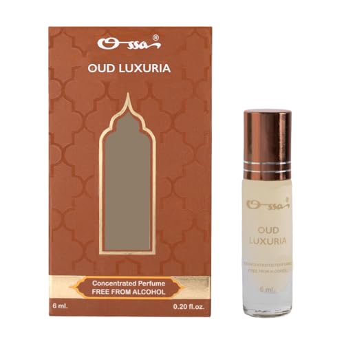 Image of Ossa Oud Luxuria Concentrated Perfume 6ml | Alcohol Free Roll On Attar for Men and Women | Premium Long Lasting Unisex Fragrance With Chypre, Floral And Leathery Notes | Discover Your Timeless Scent